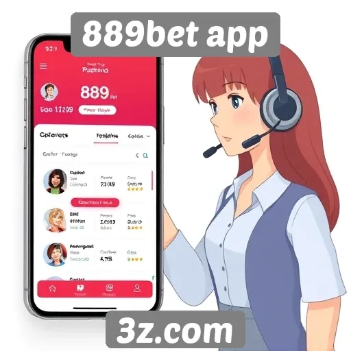 Recursos de suporte ao cliente no 889bet app